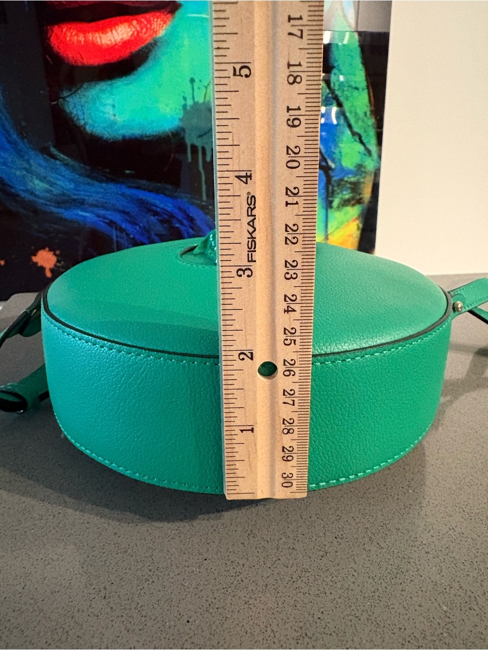 Versace Round Medusa Crossbody Bag in Green - Picture 8 of 9